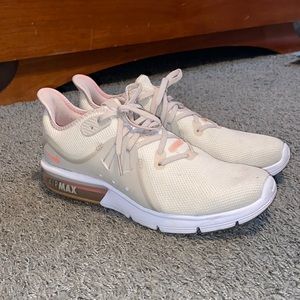 Nude Nike tennis shoes